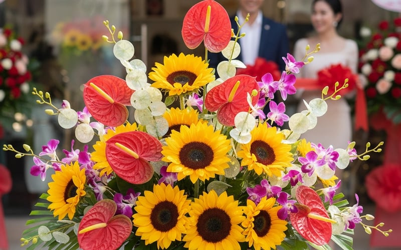 Hoa tươi hay hoa giả